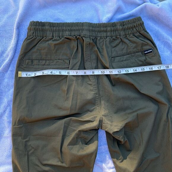 Volcom Army Green Joggers size S Soft Nice NWT - Picture 10 of 10